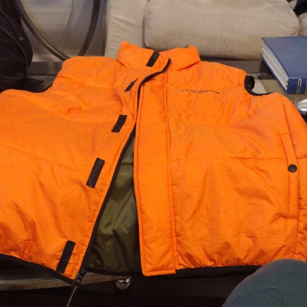 Polo by Ralph Lauren Bright Orange Puffer Vest
